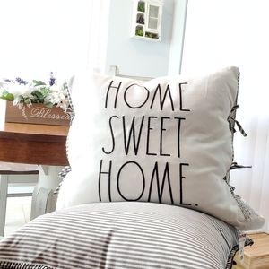 Rae HOME SWEET HOME Decor Throw Pillow 20" Large